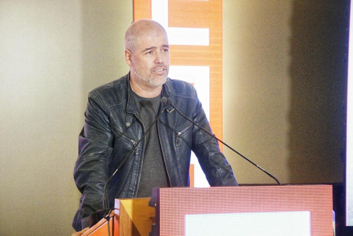 O secretario xeral confederal, Unai Sordo, participou na clausura do 12.º Congreso Nacional de CCOO de Galicia